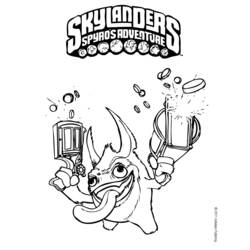 Dessin à colorier: Skylanders (Dessins Animés) #43583 - Coloriages à Imprimer Gratuits
