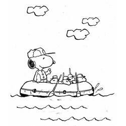 Dessin à colorier: Snoopy (Dessins Animés) #27052 - Coloriages à Imprimer Gratuits