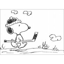 Dessin à colorier: Snoopy (Dessins Animés) #27059 - Coloriages à Imprimer Gratuits