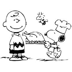 Dessin à colorier: Snoopy (Dessins Animés) #27066 - Coloriages à Imprimer Gratuits
