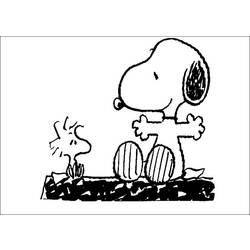 Dessin à colorier: Snoopy (Dessins Animés) #27068 - Coloriages à Imprimer Gratuits