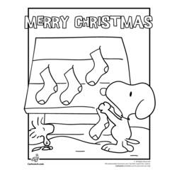 Dessin à colorier: Snoopy (Dessins Animés) #27098 - Coloriages à Imprimer Gratuits