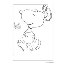 Dessin à colorier: Snoopy (Dessins Animés) #27139 - Coloriages à Imprimer Gratuits
