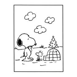 Dessin à colorier: Snoopy (Dessins Animés) #27162 - Coloriages à Imprimer Gratuits