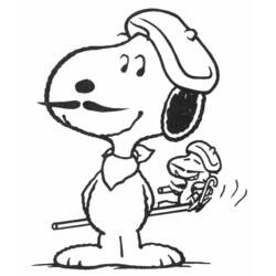 Dessin à colorier: Snoopy (Dessins Animés) #27191 - Coloriages à Imprimer Gratuits
