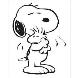 Dessin à colorier: Snoopy (Dessins Animés) #27194 - Coloriages à Imprimer Gratuits