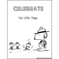 Dessin à colorier: Snoopy (Dessins Animés) #27214 - Coloriages à Imprimer Gratuits