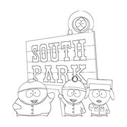 Dessin à colorier: South Park (Dessins Animés) #31235 - Coloriages à Imprimer Gratuits