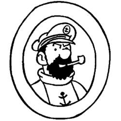 Dessin à colorier: Tintin (Dessins Animés) #25710 - Coloriages à Imprimer Gratuits