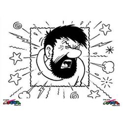Dessin à colorier: Tintin (Dessins Animés) #25788 - Coloriages à Imprimer Gratuits