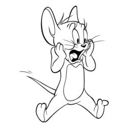 Dessin à colorier: Tom et Jerry (Dessins Animés) #24206 - Coloriages à Imprimer Gratuits