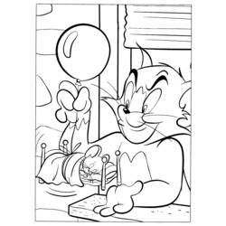 Dessin à colorier: Tom et Jerry (Dessins Animés) #24207 - Coloriages à Imprimer Gratuits
