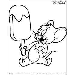 Dessin à colorier: Tom et Jerry (Dessins Animés) #24210 - Coloriages à Imprimer Gratuits