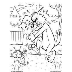 Dessin à colorier: Tom et Jerry (Dessins Animés) #24213 - Coloriages à Imprimer Gratuits