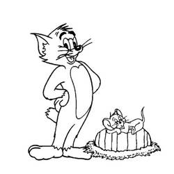 Dessin à colorier: Tom et Jerry (Dessins Animés) #24268 - Coloriages à Imprimer Gratuits