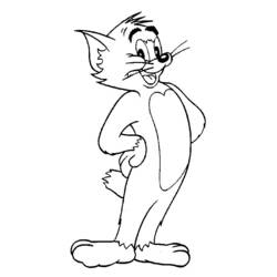 Dessin à colorier: Tom et Jerry (Dessins Animés) #24291 - Coloriages à Imprimer Gratuits