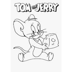 Dessin à colorier: Tom et Jerry (Dessins Animés) #24293 - Coloriages à Imprimer Gratuits