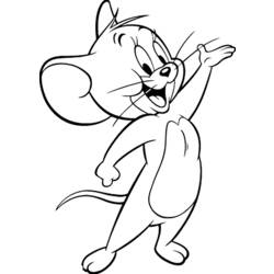 Dessin à colorier: Tom et Jerry (Dessins Animés) #24305 - Coloriages à Imprimer Gratuits