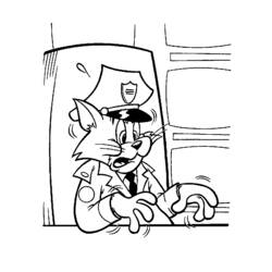 Dessin à colorier: Tom et Jerry (Dessins Animés) #24307 - Coloriages à Imprimer Gratuits