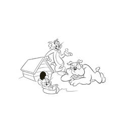 Dessin à colorier: Tom et Jerry (Dessins Animés) #24315 - Coloriages à Imprimer Gratuits