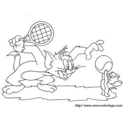 Dessin à colorier: Tom et Jerry (Dessins Animés) #24341 - Coloriages à Imprimer Gratuits