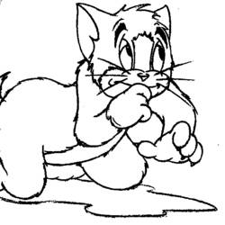 Dessin à colorier: Tom et Jerry (Dessins Animés) #24345 - Coloriages à Imprimer Gratuits