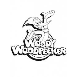 Dessin à colorier: Woody Woodpecker (Dessins Animés) #28405 - Coloriages à Imprimer Gratuits