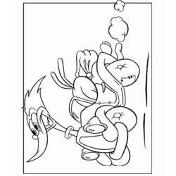 Dessin à colorier: Woody Woodpecker (Dessins Animés) #28502 - Coloriages à Imprimer Gratuits