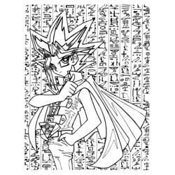 Dessin à colorier: Yu-Gi-Oh! (Dessins Animés) #53077 - Coloriages à Imprimer Gratuits