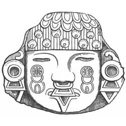 Dessin à colorier: Mythologie Aztèque (Dieux et Déesses) #111707 - Coloriages à Imprimer Gratuits