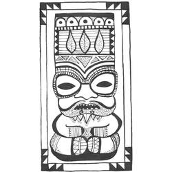 Dessin à colorier: Mythologie Aztèque (Dieux et Déesses) #111718 - Coloriages à Imprimer Gratuits