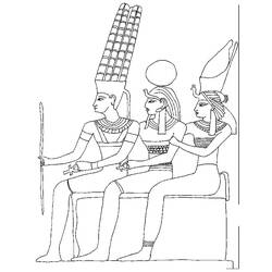 Dessin à colorier: Mythologie Égyptienne (Dieux et Déesses) #111463 - Coloriages à Imprimer Gratuits