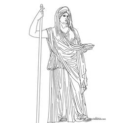 Dessin à colorier: Mythologie Grecque (Dieux et Déesses) #109643 - Coloriages à Imprimer Gratuits