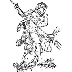 Dessin à colorier: Mythologie Grecque (Dieux et Déesses) #109745 - Coloriages à Imprimer Gratuits