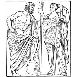 Dessin à colorier: Mythologie Grecque (Dieux et Déesses) #109772 - Coloriages à Imprimer Gratuits
