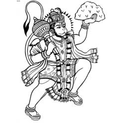 Dessin à colorier: Mythologie Hindou (Dieux et Déesses) #109281 - Coloriages à Imprimer Gratuits