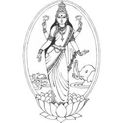 Dessin à colorier: Mythologie Hindou (Dieux et Déesses) #109359 - Coloriages à Imprimer Gratuits