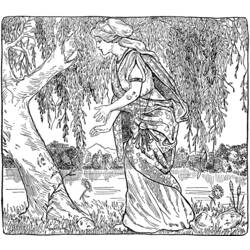 Dessin à colorier: Mythologie Nordique (Dieux et Déesses) #110481 - Coloriages à Imprimer Gratuits