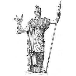 Dessin à colorier: Mythologie Romaine (Dieux et Déesses) #110012 - Coloriages à Imprimer Gratuits