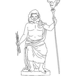 Dessin à colorier: Mythologie Romaine (Dieux et Déesses) #110017 - Coloriages à Imprimer Gratuits