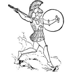 Dessin à colorier: Mythologie Romaine (Dieux et Déesses) #110023 - Coloriages à Imprimer Gratuits