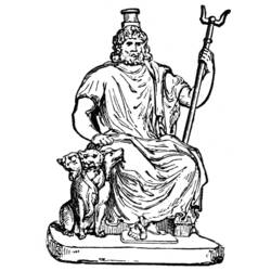 Dessin à colorier: Mythologie Romaine (Dieux et Déesses) #110025 - Coloriages à Imprimer Gratuits