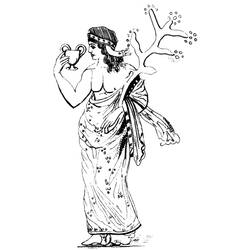 Dessin à colorier: Mythologie Romaine (Dieux et Déesses) #110030 - Coloriages à Imprimer Gratuits