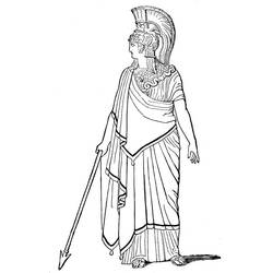 Dessin à colorier: Mythologie Romaine (Dieux et Déesses) #110031 - Coloriages à Imprimer Gratuits