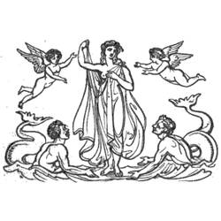 Dessin à colorier: Mythologie Romaine (Dieux et Déesses) #110035 - Coloriages à Imprimer Gratuits