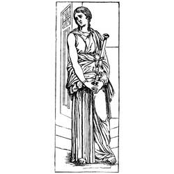 Dessin à colorier: Mythologie Romaine (Dieux et Déesses) #110036 - Coloriages à Imprimer Gratuits