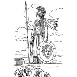 Dessin à colorier: Mythologie Romaine (Dieux et Déesses) #110073 - Coloriages à Imprimer Gratuits