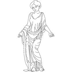 Dessin à colorier: Mythologie Romaine (Dieux et Déesses) #110080 - Coloriages à Imprimer Gratuits