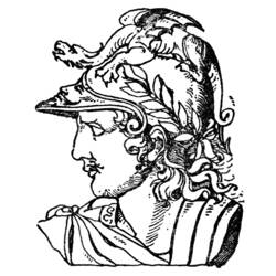 Dessin à colorier: Mythologie Romaine (Dieux et Déesses) #110089 - Coloriages à Imprimer Gratuits