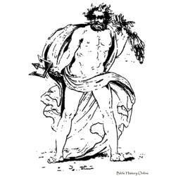 Dessin à colorier: Mythologie Romaine (Dieux et Déesses) #110100 - Coloriages à Imprimer Gratuits